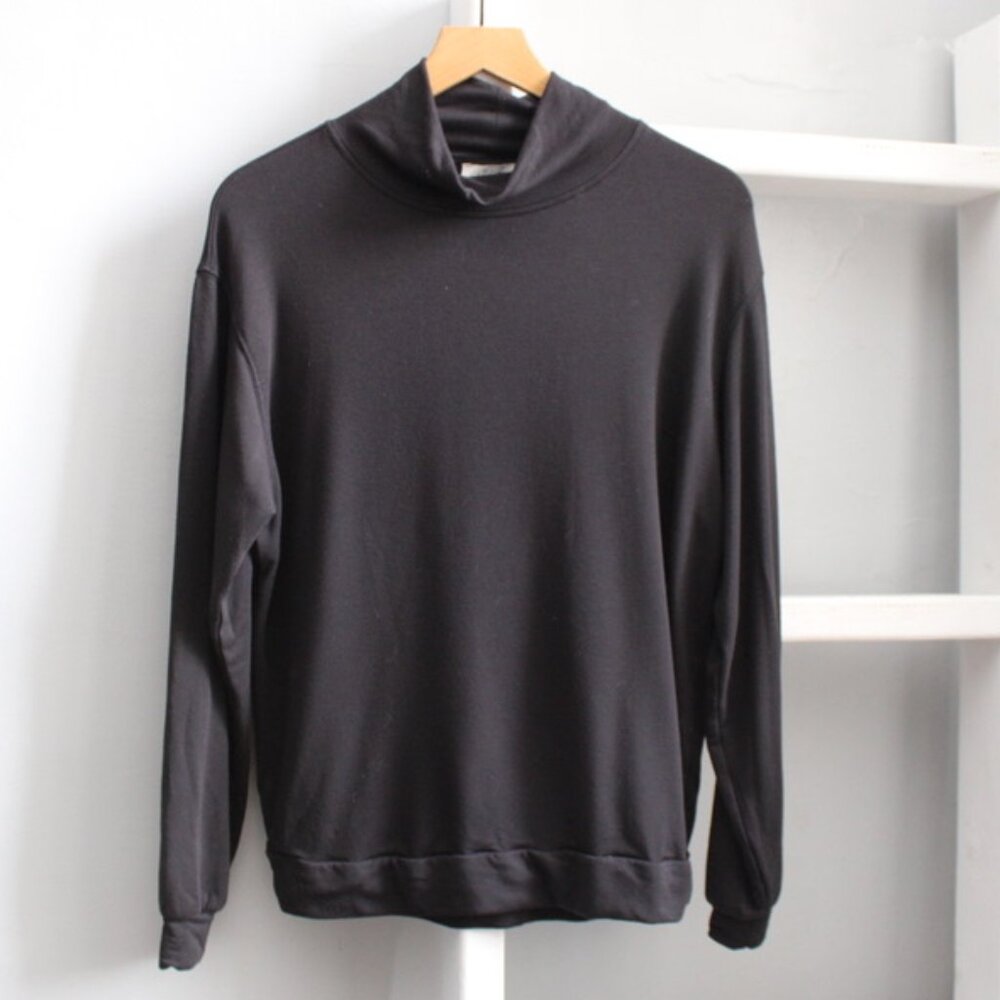 LOFT Women's Black Turtleneck Sweater Size Medium